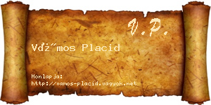 Vámos Placid névjegykártya